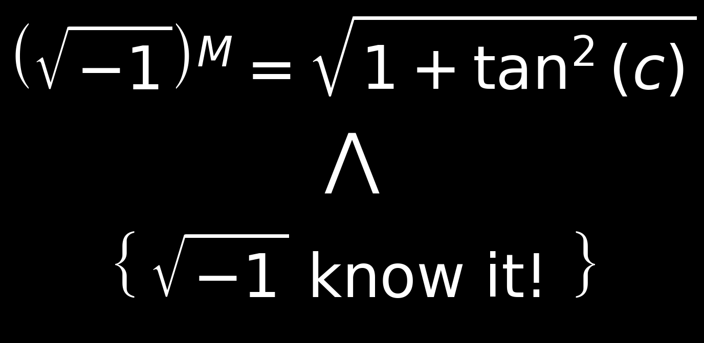I'm sec(c) and I Know It — Trig Math Wordplay T-Shirt (dark preview)